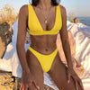 New Bikini Solid Swimsuit Women Swimwear Push Up Bikini Set Bathing Suit Summer Beach Wear Swimming Suit Two Piece Swimsuits Swimming Beachwear For Bathing Suit by Stevvex