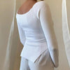 New Casual And Trendy Square Collar Long Sleeve Woman's Sweaters Knitted Pullover Spring Autumn Sweater Winter Tops For Women Black And White Jumper by Stevvex