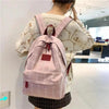 New Casual School Bag For Women And Girls Stylish Backpack Striped Book Packbags for Teenage by Stevvex