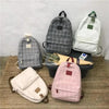 New Casual School Bag For Women And Girls Stylish Backpack Striped Book Packbags for Teenage by Stevvex