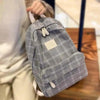 New Casual School Bag For Women And Girls Stylish Backpack Striped Book Packbags for Teenage by Stevvex