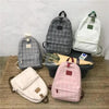 New Casual School Bag For Women And Girls Stylish Backpack Striped Book Packbags for Teenage by Stevvex