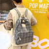 New Casual School Bag For Women And Girls Stylish Backpack Striped Book Packbags for Teenage by Stevvex