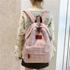 New Casual School Bag For Women And Girls Stylish Backpack Striped Book Packbags for Teenage by Stevvex