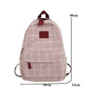 New Casual School Bag For Women And Girls Stylish Backpack Striped Book Packbags for Teenage by Stevvex
