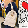 New Casual School Bag For Women And Girls Stylish Backpack Striped Book Packbags for Teenage by Stevvex