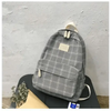 New Casual School Bag For Women And Girls Stylish Backpack Striped Book Packbags for Teenage by Stevvex