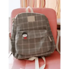 New Casual School Bag For Women And Girls Stylish Backpack Striped Book Packbags for Teenage by Stevvex