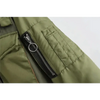 New Classic Design Autumn Winter Green Short Jackets Women Fashionable Long Sleeve Zipper Bomber Jacket Outwear Women's Coat by Stevvex