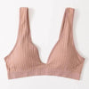 New Comfortable Seamless Sports Bras For Women And Girls Top Female Brassiere Deep V Sexy Women's Underwear Backless by Stevvex