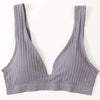 New Comfortable Seamless Sports Bras For Women And Girls Top Female Brassiere Deep V Sexy Women's Underwear Backless by Stevvex