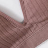 New Comfortable Seamless Sports Bras For Women And Girls Top Female Brassiere Deep V Sexy Women's Underwear Backless by Stevvex