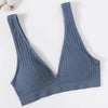 New Comfortable Seamless Sports Bras For Women And Girls Top Female Brassiere Deep V Sexy Women's Underwear Backless by Stevvex