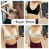 New Comfortable Seamless Sports Bras For Women And Girls Top Female Brassiere Deep V Sexy Women's Underwear Backless by Stevvex