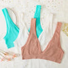 New Comfortable Seamless Sports Bras For Women And Girls Top Female Brassiere Deep V Sexy Women's Underwear Backless by Stevvex