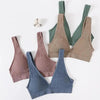 New Comfortable Seamless Sports Bras For Women And Girls Top Female Brassiere Deep V Sexy Women's Underwear Backless by Stevvex