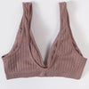 New Comfortable Seamless Sports Bras For Women And Girls Top Female Brassiere Deep V Sexy Women's Underwear Backless by Stevvex