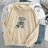 New Dark Hoodies Women Sweatshirts Female Casual Fashion Vintage Oversized Punk Fun Hip Hop Long Bear Long Sleeve Drawstring Hoodie Sweatshirt by Stevvex