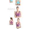New Dazzling Sports Bra Crop Top Fitness Women Sportswear Feminine Workout Top Bras For Gym Female Underwear Running Push up Yoga Top by Stevvex