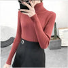 New Elegance Autumn/Winter Knitted Jumper Tops Turtleneck Pullovers Casual Sweaters Women Shirt Long Sleeve Tight Sweater Girls by Stevvex