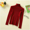 New Elegance Autumn/Winter Knitted Jumper Tops Turtleneck Pullovers Casual Sweaters Women Shirt Long Sleeve Tight Sweater Girls by Stevvex