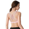 New Elegance Fitness Sports Bra for Women Push Up Wirefree Padded Crisscross Strappy Running Gym Training Workout Yoga Underwear Crop Tops by Stevvex