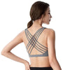 New Elegance Fitness Sports Bra for Women Push Up Wirefree Padded Crisscross Strappy Running Gym Training Workout Yoga Underwear Crop Tops by Stevvex