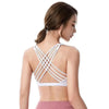 New Elegance Fitness Sports Bra for Women Push Up Wirefree Padded Crisscross Strappy Running Gym Training Workout Yoga Underwear Crop Tops by Stevvex