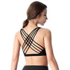 New Elegance Fitness Sports Bra for Women Push Up Wirefree Padded Crisscross Strappy Running Gym Training Workout Yoga Underwear Crop Tops by Stevvex