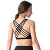 New Elegance Fitness Sports Bra for Women Push Up Wirefree Padded Crisscross Strappy Running Gym Training Workout Yoga Underwear Crop Tops by Stevvex
