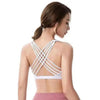New Elegance Fitness Sports Bra for Women Push Up Wirefree Padded Crisscross Strappy Running Gym Training Workout Yoga Underwear Crop Tops by Stevvex