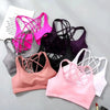 New Elegance Fitness Sports Bra for Women Push Up Wirefree Padded Crisscross Strappy Running Gym Training Workout Yoga Underwear Crop Tops by Stevvex