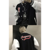 New Elegance Spring Autumn Coat Baseball Bomber Jacket Loose Letter R Men Women Couples Tops Plus Size Jackets Streetwear by Stevvex