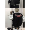 New Elegance Spring Autumn Coat Baseball Bomber Jacket Loose Letter R Men Women Couples Tops Plus Size Jackets Streetwear by Stevvex
