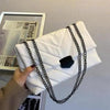 New Famous Casual Chain Crossbody Bags For Women Fashion Simple Shoulder Bag, Designer Handbags PU Leather Messenger Bags For Ladies by Stevvex