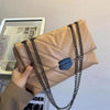 New Famous Casual Chain Crossbody Bags For Women Fashion Simple Shoulder Bag, Designer Handbags PU Leather Messenger Bags For Ladies by Stevvex