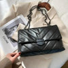 New Famous Casual Chain Crossbody Bags For Women Fashion Simple Shoulder Bag, Designer Handbags PU Leather Messenger Bags For Ladies by Stevvex