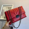 New Famous Casual Chain Crossbody Bags For Women Fashion Simple Shoulder Bag, Designer Handbags PU Leather Messenger Bags For Ladies by Stevvex