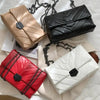 New Famous Casual Chain Crossbody Bags For Women Fashion Simple Shoulder Bag, Designer Handbags PU Leather Messenger Bags For Ladies by Stevvex
