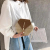 New Famous Mulit Style Straw+leather Handba For Women And Girls New Fashion Summer Bag Handmade Woven Beach Circle Shoulder Bag by Stevvex