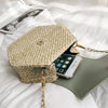 New Famous Mulit Style Straw+leather Handba For Women And Girls New Fashion Summer Bag Handmade Woven Beach Circle Shoulder Bag by Stevvex