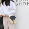 New Famous Mulit Style Straw+leather Handba For Women And Girls New Fashion Summer Bag Handmade Woven Beach Circle Shoulder Bag by Stevvex