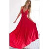 New Fashion Boho Women Multiway Wrap Convertible Maxi Club Red Dress Bandage Long Dress Party Dresses For Women by Stevvex