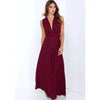 New Fashion Boho Women Multiway Wrap Convertible Maxi Club Red Dress Bandage Long Dress Party Dresses For Women by Stevvex