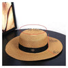 New Fashion Straw Hat Outdoor Leisure Sun Hat Women's Sun Hats UV Protection Large Wide Brim Hat Women Packable Sun Hat for Women Straw Hats Summer Beach Hat Ladies Wild Hats Straw Hat For Women by Stevvex