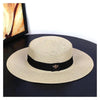 New Fashion Straw Hat Outdoor Leisure Sun Hat Women's Sun Hats UV Protection Large Wide Brim Hat Women Packable Sun Hat for Women Straw Hats Summer Beach Hat Ladies Wild Hats Straw Hat For Women by Stevvex