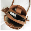 New Fashionable Scrub Women Bucket Bag Vintage Tassel Messenger Bag High Quality Shoulder Bag Simple Crossbody Bag For Females by Stevvex