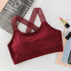 New Fashionable Seamless Sports Bra Women Fitness Top Gym Yoga Bra Shockproof Push Up Sport Bra Running Yoga Gym Crop Top Breathable Workout Bra by Stevvex