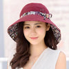 New Fashionable Women Sun Hat Summer Hat Foldable Ladies Wide Large Brim Floppy Folding Summer Beach Sun Hat Comfortable Cotton Cap Anti-UV Big Summer Biking Beach Hat Fashion Sun Hat by Stevvex