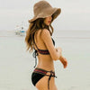 New Girl Sun Hat Unique Trendy Women's Sun Protection Hat Wide Brim Floppy Summer Hats Women Retro Casual Straw Bucket Hat Comfortable Soft Every Day Travel Hat by Stevvex